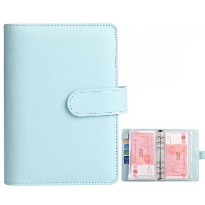 Pastel Blue Money Saving Binders
