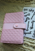 Pink Texture Money Saving Binder