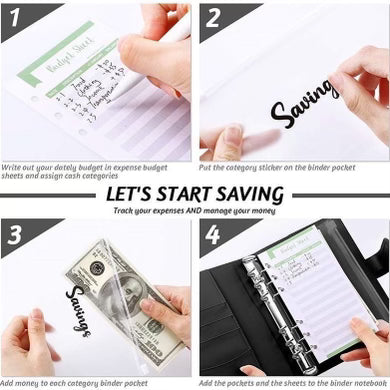 Black Money Saving Binders